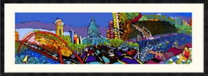 Austin in Action | Linda Dumont | Ebony frame